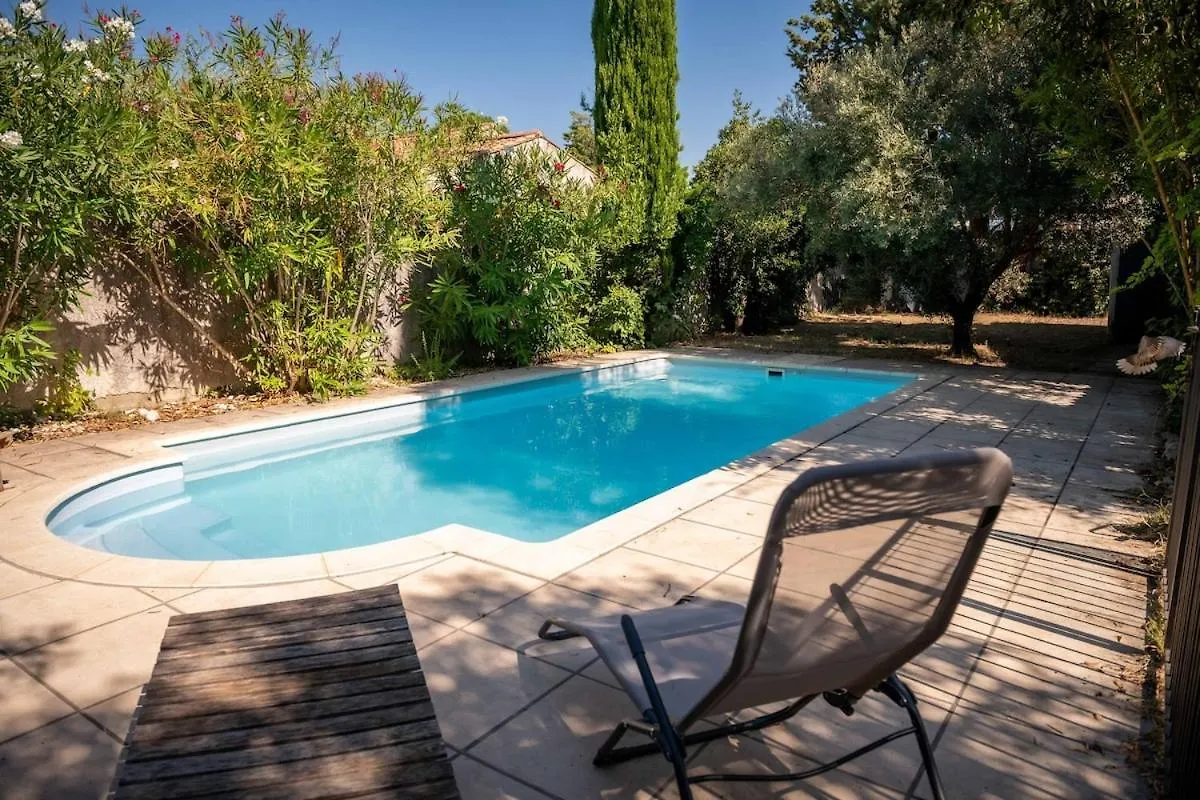 Maison De Famille Pres D'Avignon Piscine Les Angles  France